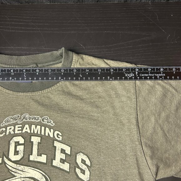 Vintage 90s Bugle Boy T Shirt Mens Medium Green Short Sleeve Single Stitch Tee - Picture 15 of 16